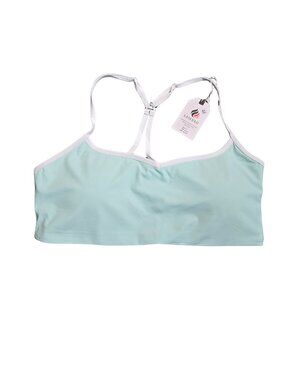 NWT Laslulu Mint Green Sports Bra Adjustable Straps XL
